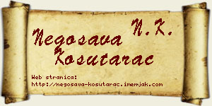 Negosava Košutarac vizit kartica